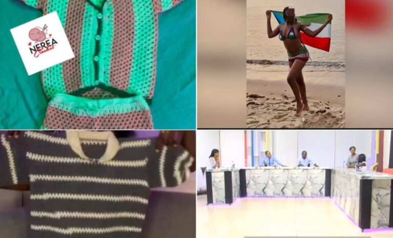 Nerea, la joven ecuatoguineana que se gana la vida con su impresionante talento de elaborar prendas a mano