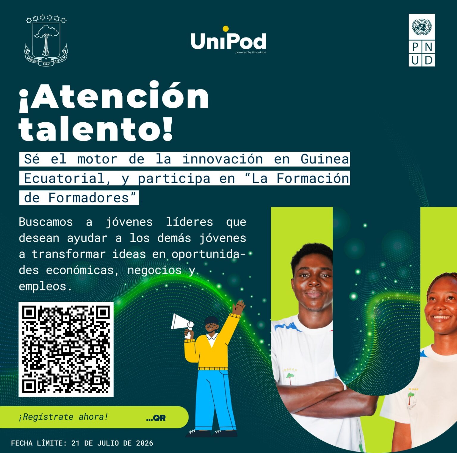 Abren convocatoria para formar a la próxima generación de líderes en innovación de Guinea Ecuatorial