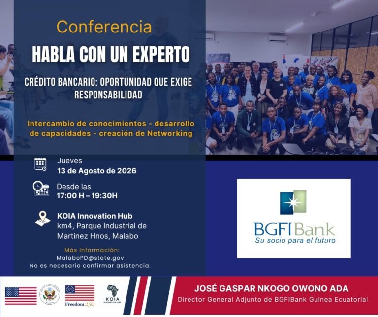 KOIA Innovation Hub organizará una sesión sobre crédito bancario con BGFI Bank